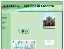 Tablet Screenshot of fimmgcosenza.org